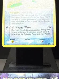 Pokemon Card Suicune 030 Nintendo Black Star Promo Holo Light Play - Image 3