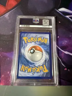 Pokemon Mega Rayquaza EX 105/108 Full Art Holo Card XY Roaring Skies PSA 8 NM MT - Image 2