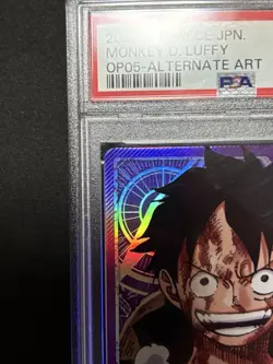 PSA 10 Monkey D Luffy One Piece Trading Card L-P Graded Card Collectible - Image 3