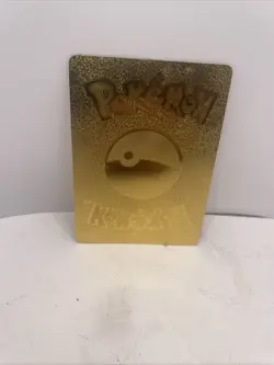 Charizard Gold Foil Pokemon Card 1995-1999 Nintendo - Mint Fan Art Collectible - Image 5