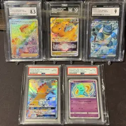 Pokemon PSA CCG TAG Pristine 10 9 8.5 8 Graded Card Lot (5) JP Dragonite Mew - Image 1