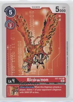 2021 Digimon Card Game - Classic Collection Birdramon #EX1-003 - Image 1