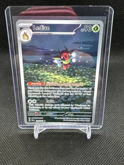 Ledian 144/142 Illustration Rare Stellar Crown Pokemon Card - Image 1