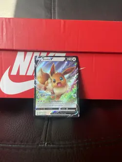 Eevee V SWSH065 S&S Black Star Promo 2020 - Pokemon Card TCG - Image 1