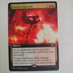 Corpse Explosion | MTG | EXTENDED ART | SNC | 435 | Same Day Shipping! - Image 1