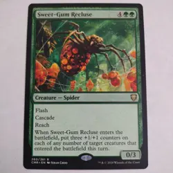 Sweet-Gum Recluse - 260 - CMR - NM - MTG Magic the Gathering - Image 1