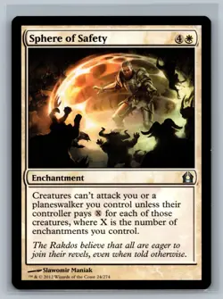 Magic The Gathering Return to Ravnica Sphere of Safety #24/274 MTG TCG CCG - Image 1