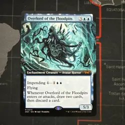 Overlord of the Floodpits Extended Art 0373 Duskmourn MYTHIC MTG MAGIC UNPLAYED - Image 1