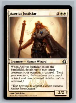 Magic The Gathering Return to Ravnica Azorius Justiciar #6/274 MTG TCG CCG - Image 1