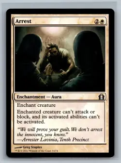 Magic The Gathering Return to Ravnica Arrest #3/274 MTG TCG CCG - Image 1