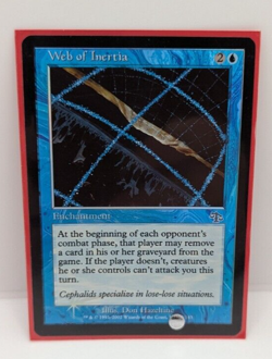 MTG Web of Inertia Judgment Foil Uncommon NM - Image 1
