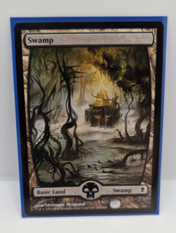 MTG Swamp - Full Art Zendikar 240/249 Regular Land NM - Image 1
