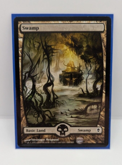 MTG Swamp - Full Art Zendikar 240/249 Regular Land NM - Image 1