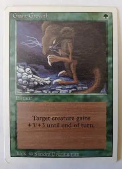 MTG MAGIC 1994 - GIANT GROWTH - INSTANT - REVISED EDITION - ENG - Image 1