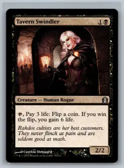 Magic The Gathering Return to Ravnica Tavern Swindler #79/274 MTG TCG CCG - Image 1