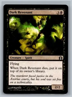 Magic The Gathering Return to Ravnica Dark Revenant #61/274 MTG TCG CCG - Image 1