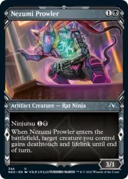 Nezumi Prowler (Showcase) - Near Mint MTG Kamigawa: Neon Dynasty - Image 1
