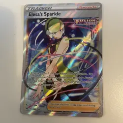 Elesa's Sparkle 260/264 Fusion Strike Ultra Rare Full Art Holo Pokemon Card NM - Image 1