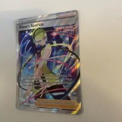 Elesa's Sparkle 260/264 Fusion Strike Ultra Rare Full Art Holo Pokemon Card NM - Image 2