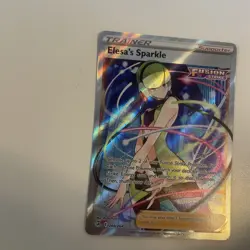 Elesa's Sparkle 260/264 Fusion Strike Ultra Rare Full Art Holo Pokemon Card NM - Image 3