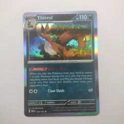 Holo Thievul 120/182 Rare Paradox Rift Pokemon - Same Day Shipping! - Image 1