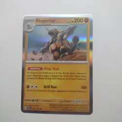 Rhyperior 76/142 Stellar Crown Rare Holo Pokemon - Same Day Shipping! - Image 1