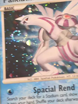 🌀Swirl🌀 Pokemon Palkia Diamond and Pearl 11/130 Holo Rare Vintage 2007 TCG * - Image 2