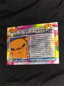 #37 The Tears of Foil Holo 1999 Topps Pokemon Movie Animation Edition 2nd Print - Image 2
