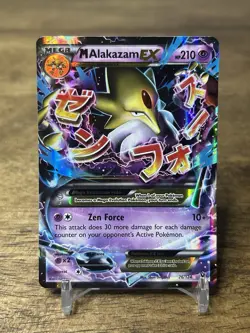 Pokemon TCG M Mega Alakazam EX 26/124 - XY Fates Collide Ultra Rare - Image 1