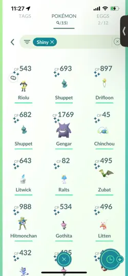 Pokemon Go (Stage 33) Shiny Riolu ( 15 Shinys ) - Image 3