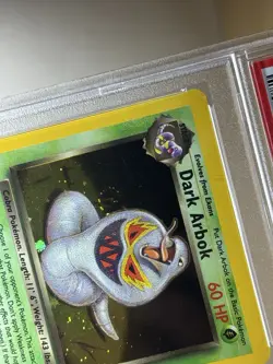 2000 Pokemon Rocket - Dark Arbok - Holo #2 Graded PSA 4 RARE DBL SWIRL✨⚡ - Image 5