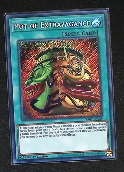 Pot of Extravagance - RA01-EN059 - Secret Rare - 1st Edition - Yugioh - Image 1