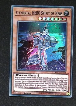 Elemental HERO Spirit of Neos - POTE-EN001 - Super Rare - 1st Edition - Yugioh - Image 1