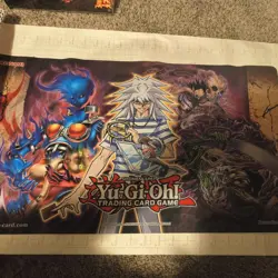 YUGIOH! Official Bakura Immortal Destiny Exclusive Win-A-Mat Playmat New Mint - Image 1