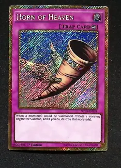 Horn of Heaven - PGL3-EN034 - Gold Secret Rare - 1st Edition Yugioh - Image 1