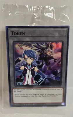 Yugioh Blue Gal & Trickstar Duelist's Advance Token TKN5-EN031 SEALED! - Image 1