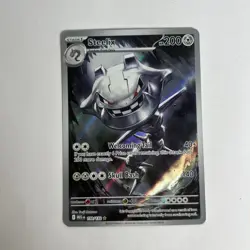 Pokemon Mega Evolution Steelix 150/132 Full Art Illustration Rare Card, NM - Image 3