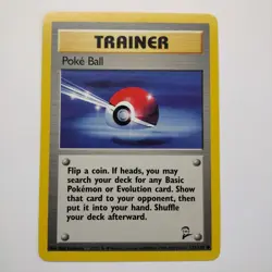 Poke Ball 121/130 Base Set 2 - Common Pokemon Card - NM - Image 1