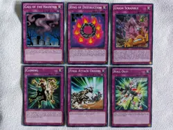 Yugioh trap cards lot of 9 cards - Image 1