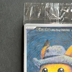 Pikachu with Grey Felt Hat Van Gogh Promo SVP 085 English Pokemon Card - Sealed - Image 5