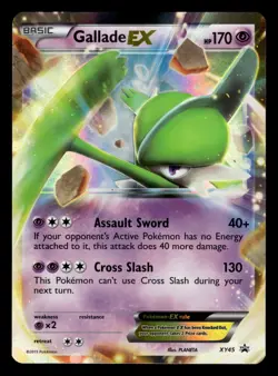 Gallade EX XY45 Ultra Rare Black Star Promo Pokemon Card - Image 1