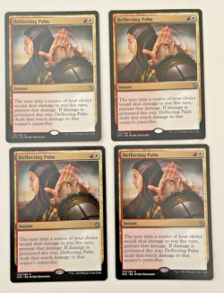 4x Deflecting Palm Khans of Tarkir MTG Magic the Gathering LP - Image 1