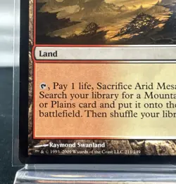 Magic The Gathering: Arid Mesa Zendikar Regular - AM2 - Image 5