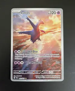 Latios 203/191 S&V Surging Sparks FA Illustration Rare Holo Pokemon TCG 2024 NM - Image 2