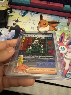 Pokemon TCG Lt. Surge's Bargain SIR Mega Evolution 185/132 - Image 3