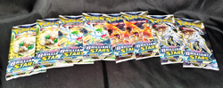 x8 Pokemon TCG Sword & Shield Brilliant Stars Booster Pack Lot of 8 - Image 1