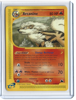 Arcanine Pokemon Skyridge 3/144 Non Holo Rare NM - Image 1