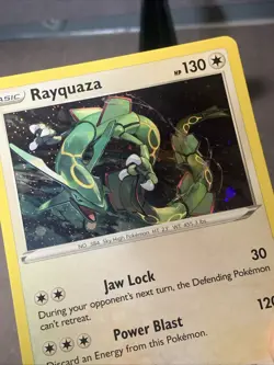 Pokemon TCG Rayquaza SWSH029 Black Star Promo Cosmos Holo NM/M - Image 2