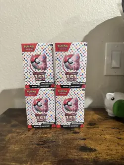 Pokemon TCG Scarlet and Violet 151 Booster Bundle Sealed New, Lot of 4 - Image 1