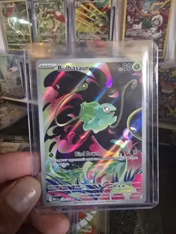 Pokemon Mega Evolution Bulbasaur Pack Fresh 133/132 NM - NOT STAMPED - Pack Pull - Image 1